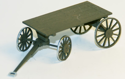 Ferro Train MO-215 - Baggage cart w.. spoked wheels